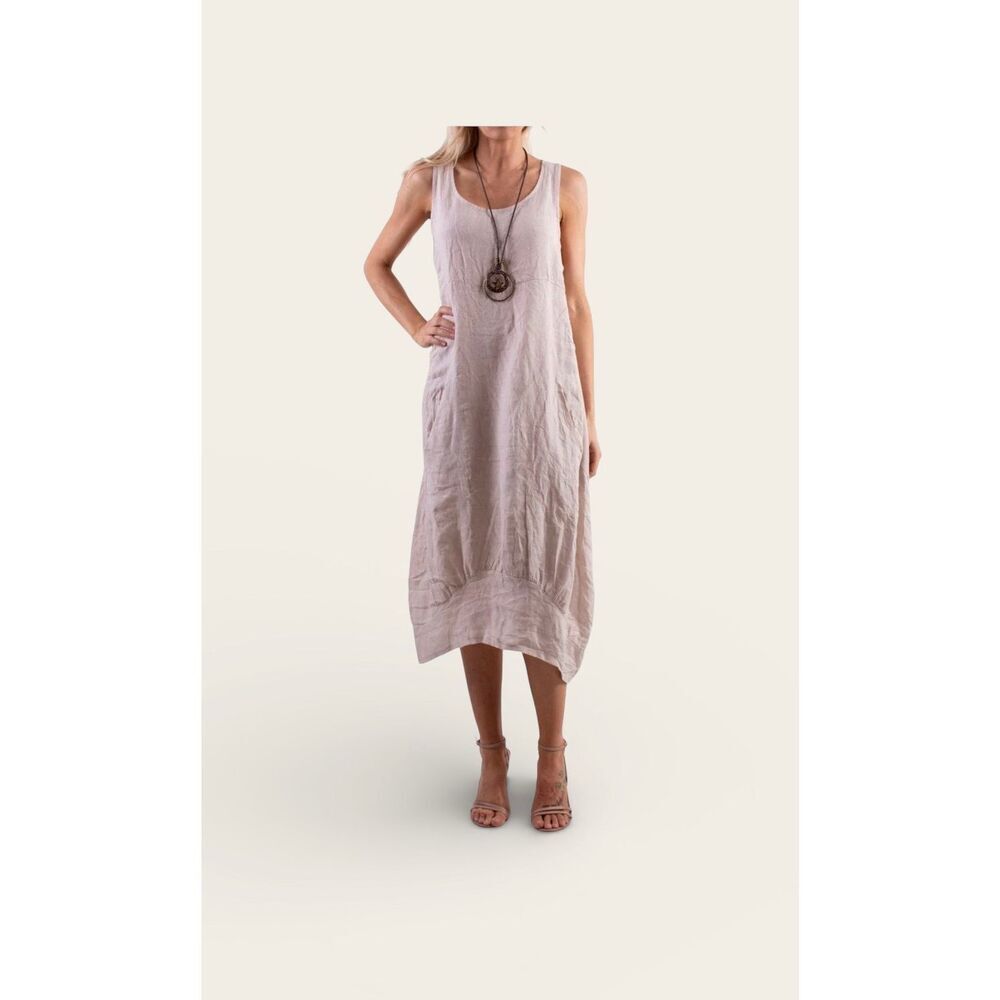 Gigi Moda Linen Bubble Dress